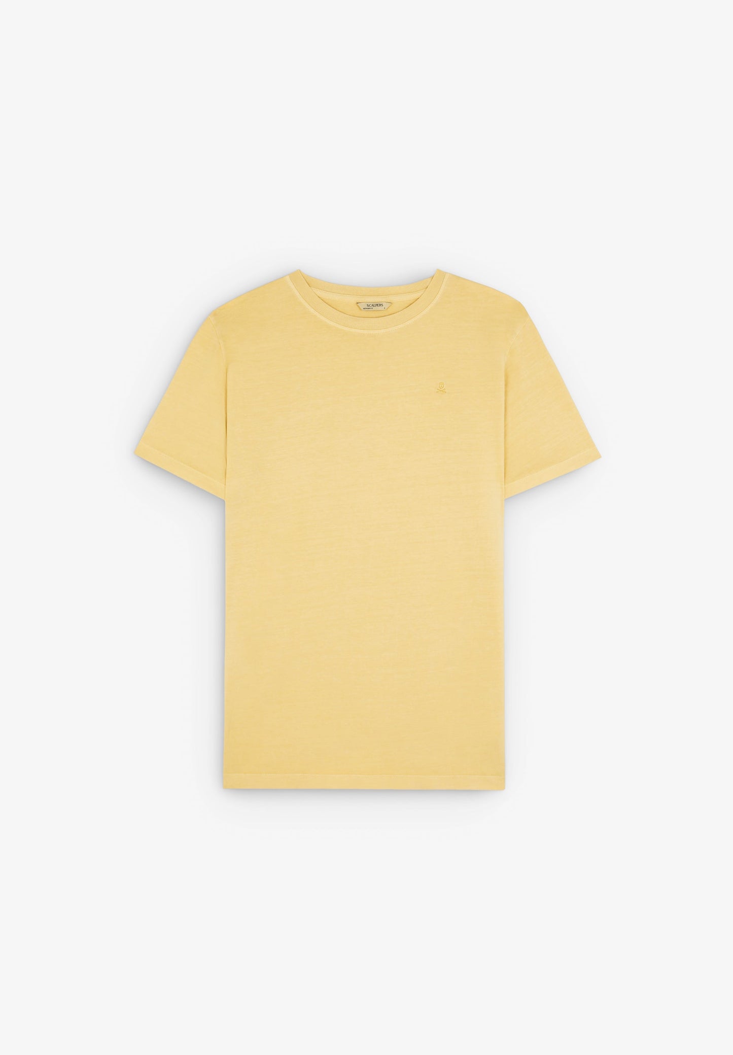 T-SHIRT WITH MATCHING EMBROIDERED SKULL