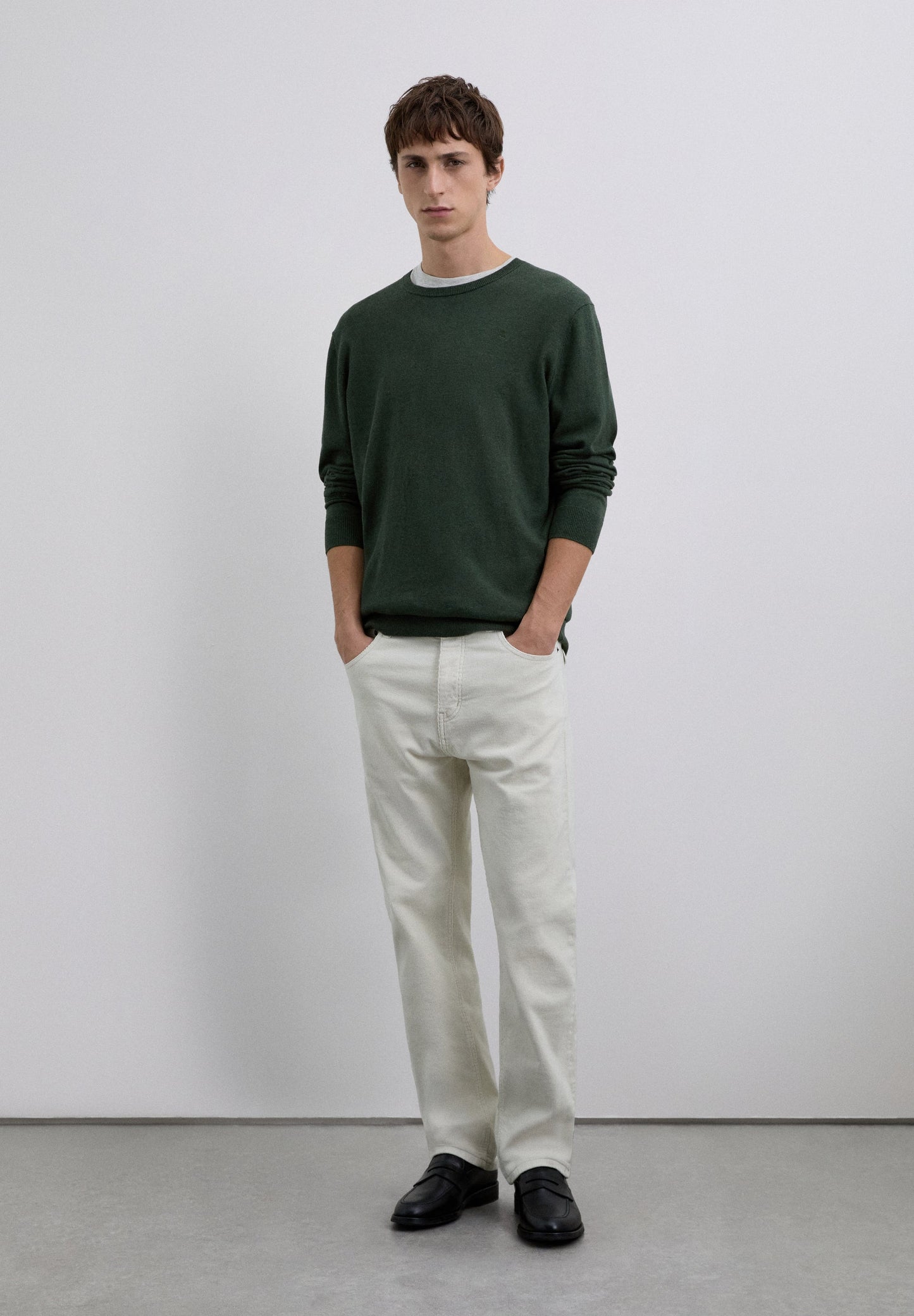CASHMERE AND COTTON SWEATER