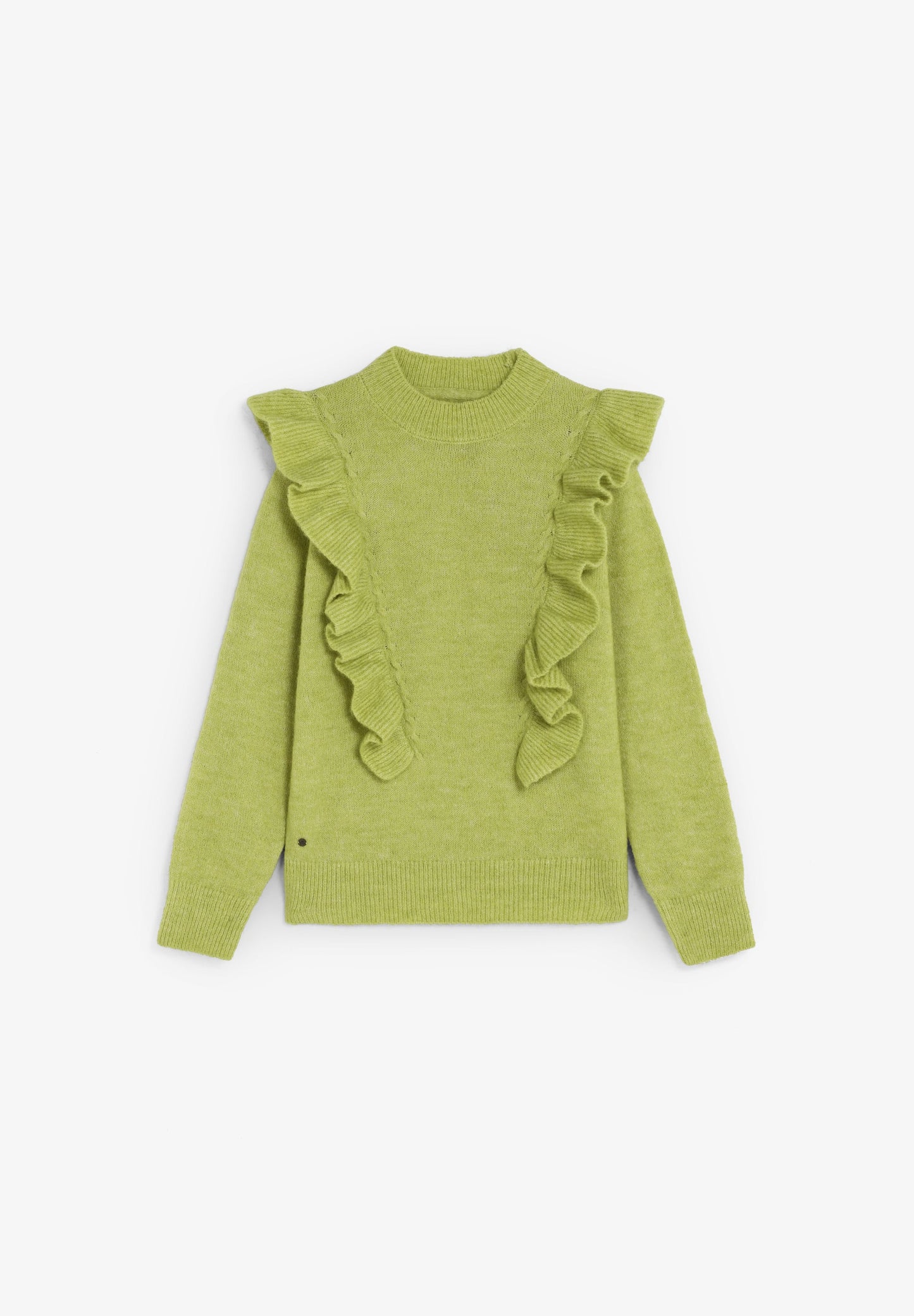 SWEATER WITH RUFFLES