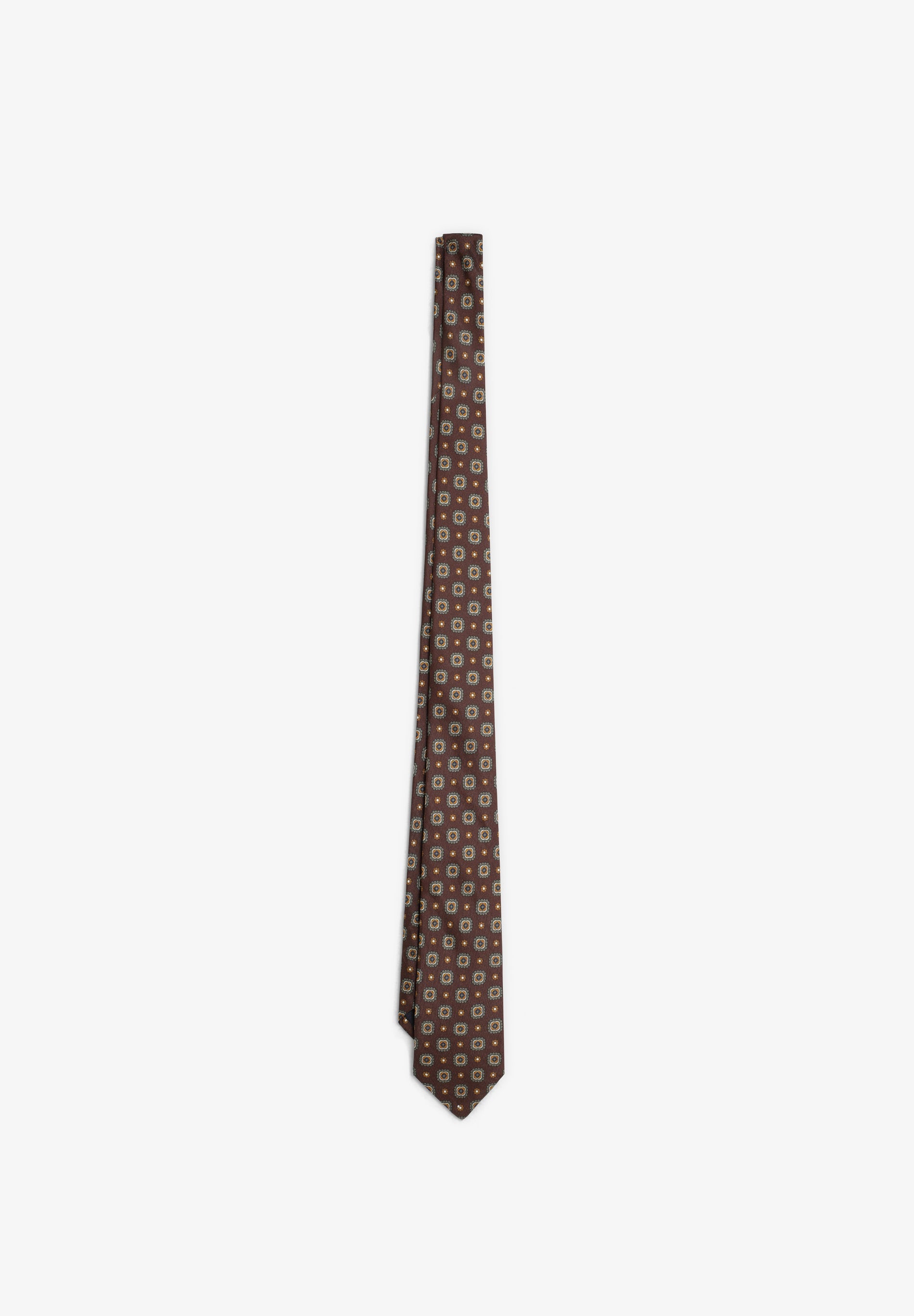 SILK FLORAL PRINT TIE
