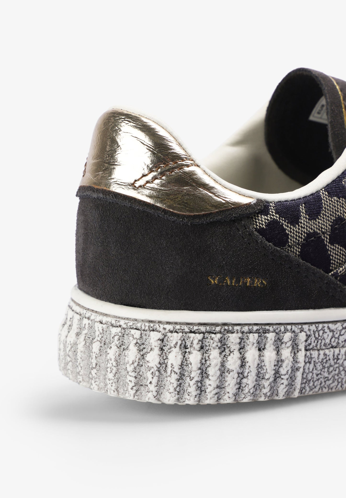 SKULL SNEAKERS WITH ANIMAL PRINT