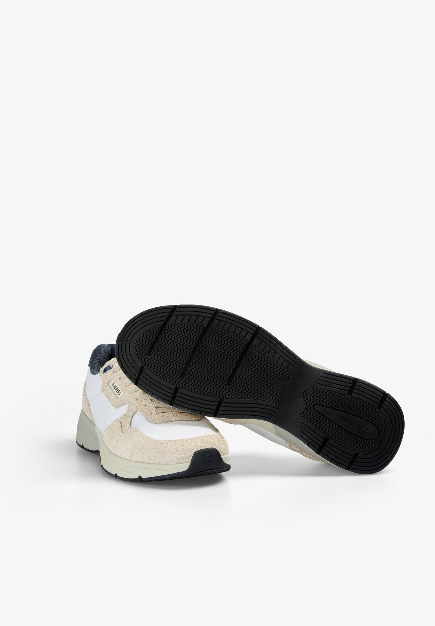 CONTRAST SUEDE SNEAKERS