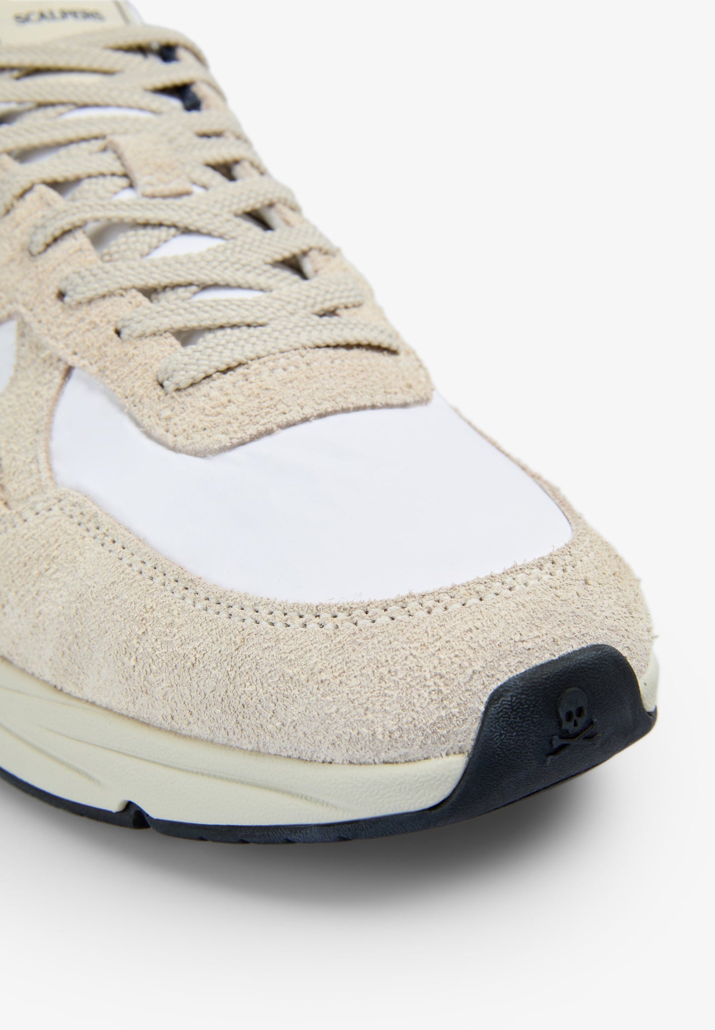 CONTRAST SUEDE SNEAKERS