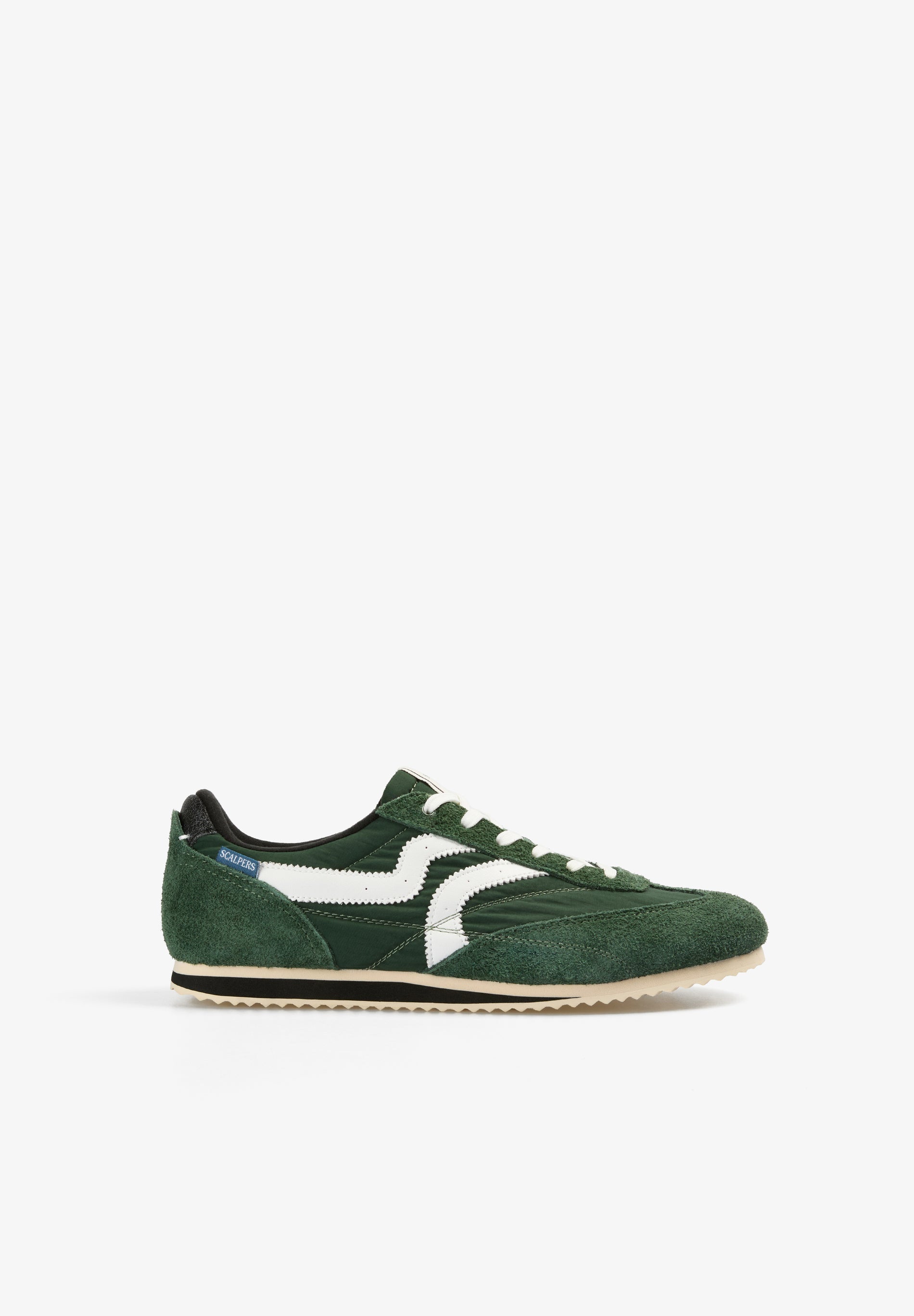 SUEDE COMBINATION RETRO SNEAKERS