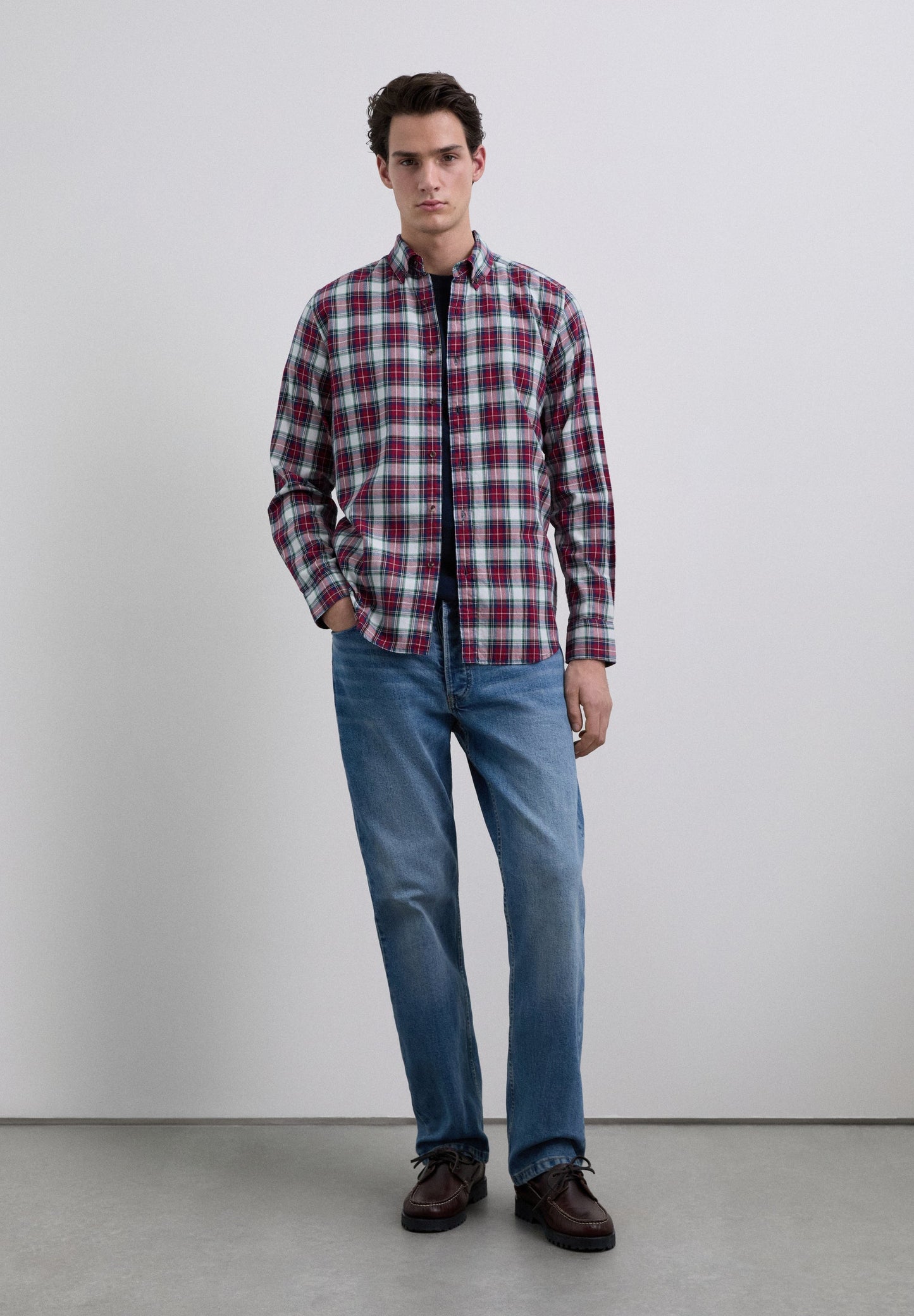 CHECKED COTTON SHIRT
