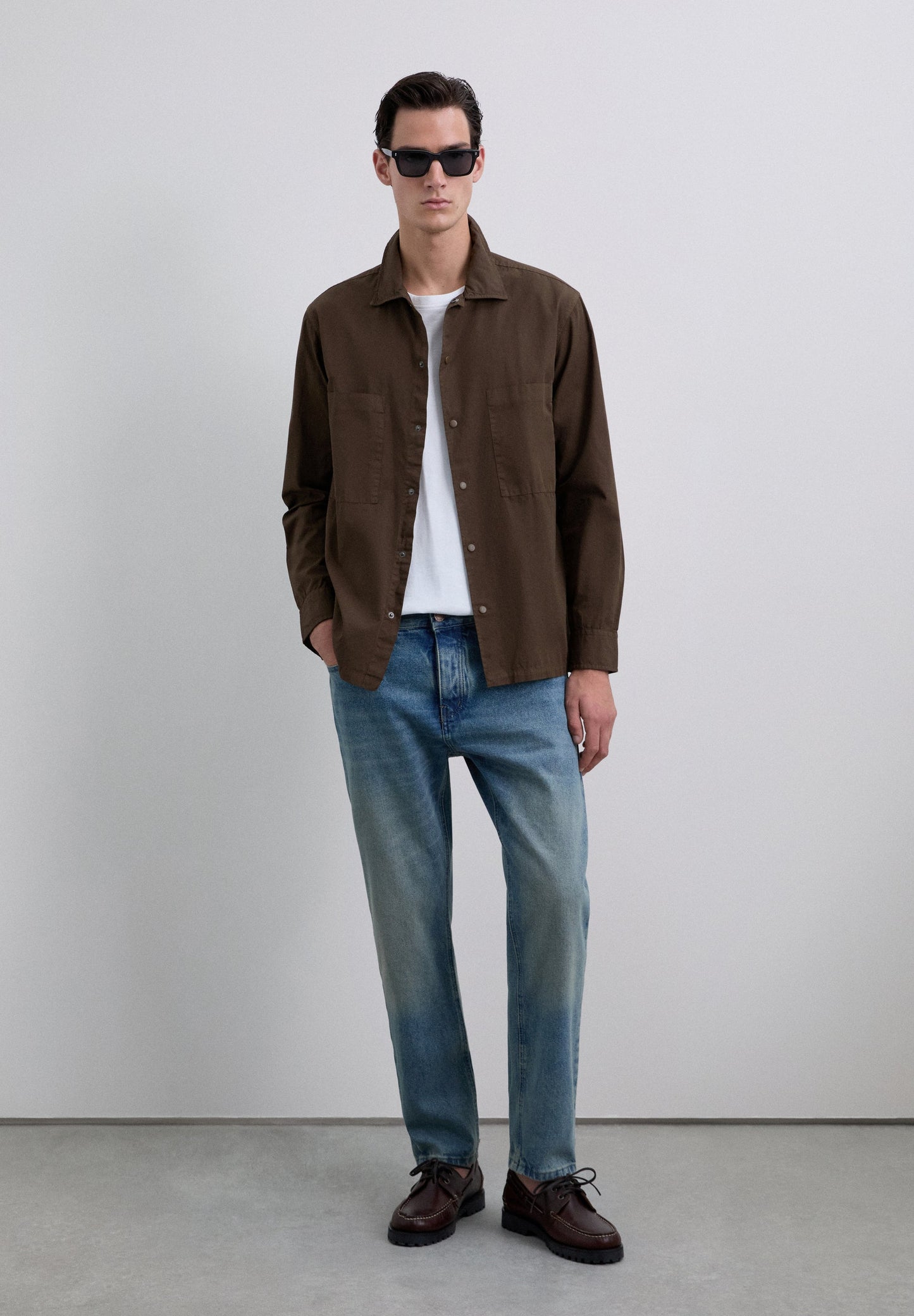 CLASSIC COLLARED OVERSHIRT