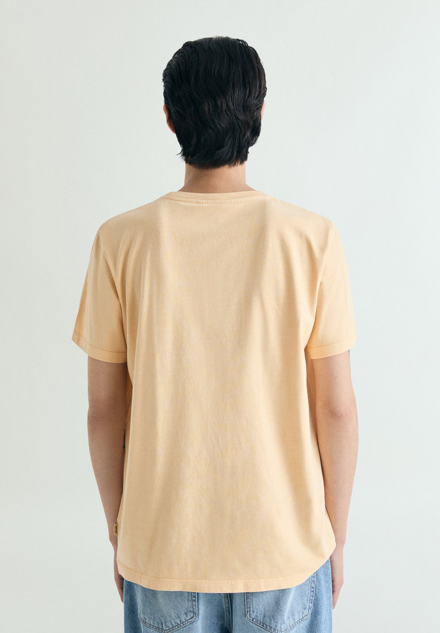 EMBROIDERED WASHED EFFECT T-SHIRT