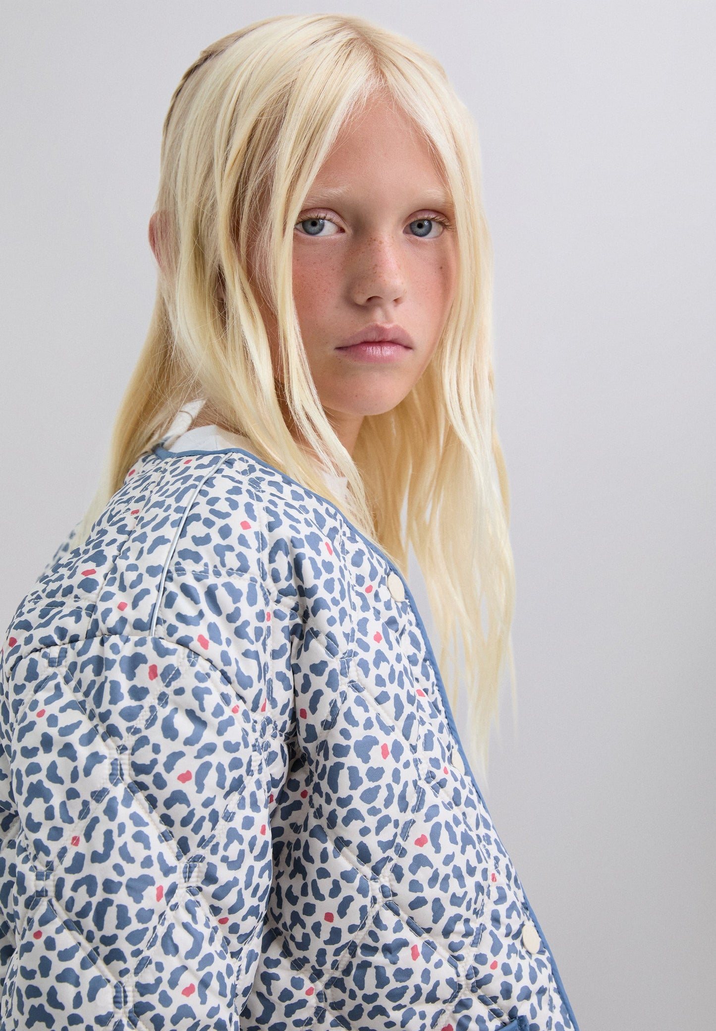 ANIMAL PRINT PUFFER JACKET