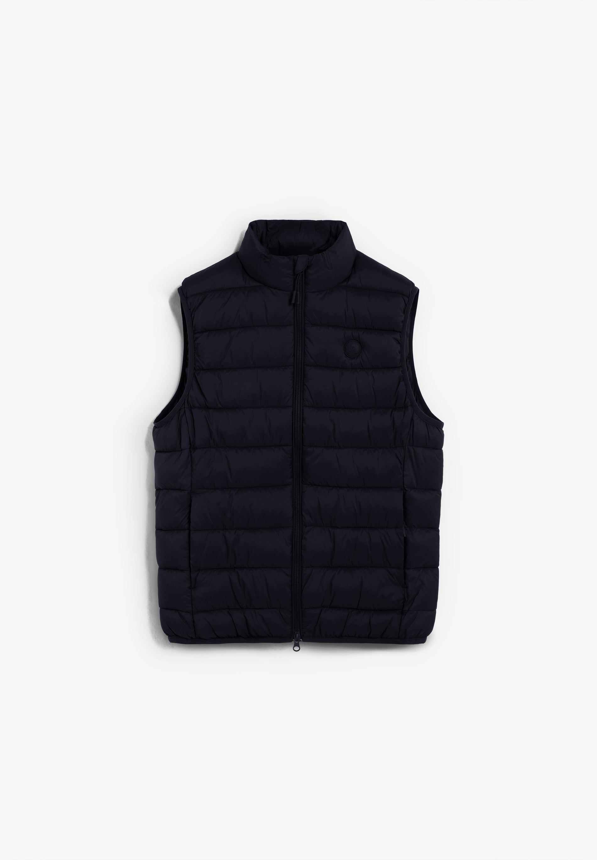 PUFFER GILET WITH SKULL