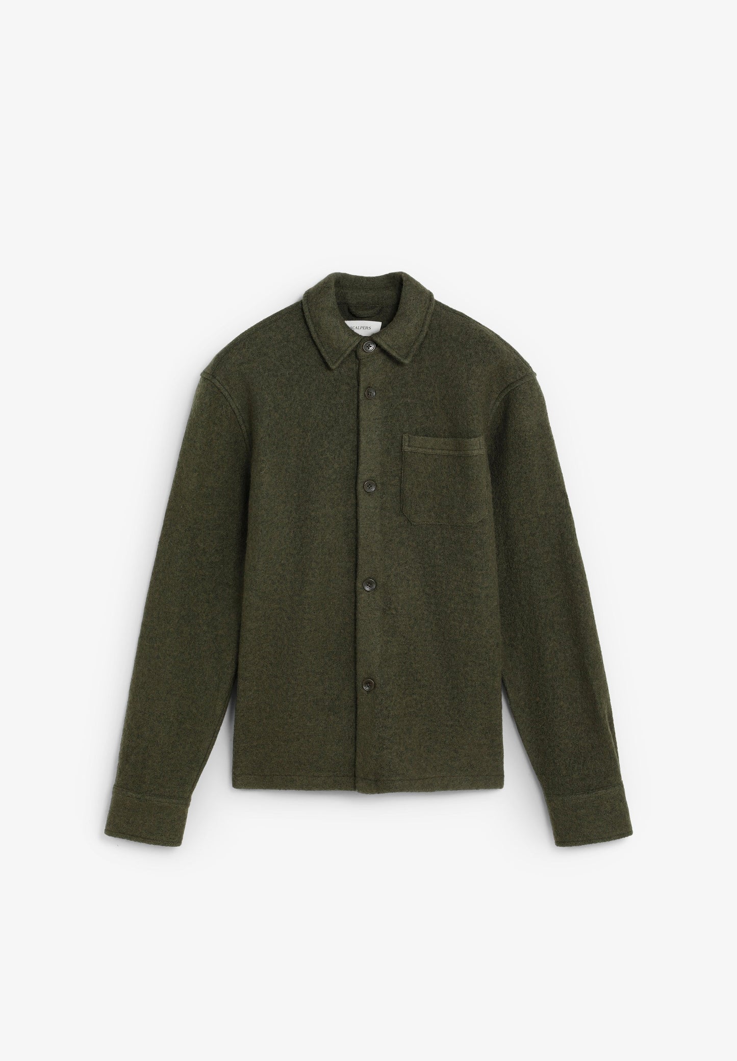 WOOL OVERSHIRT WITH POCKETS