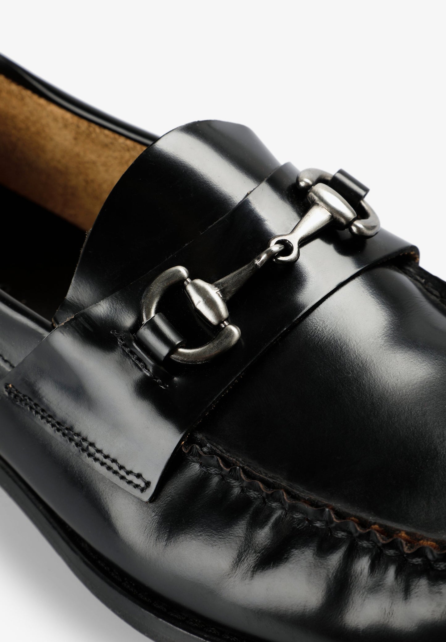 LEATHER LOAFERS WITH BUCKLE
