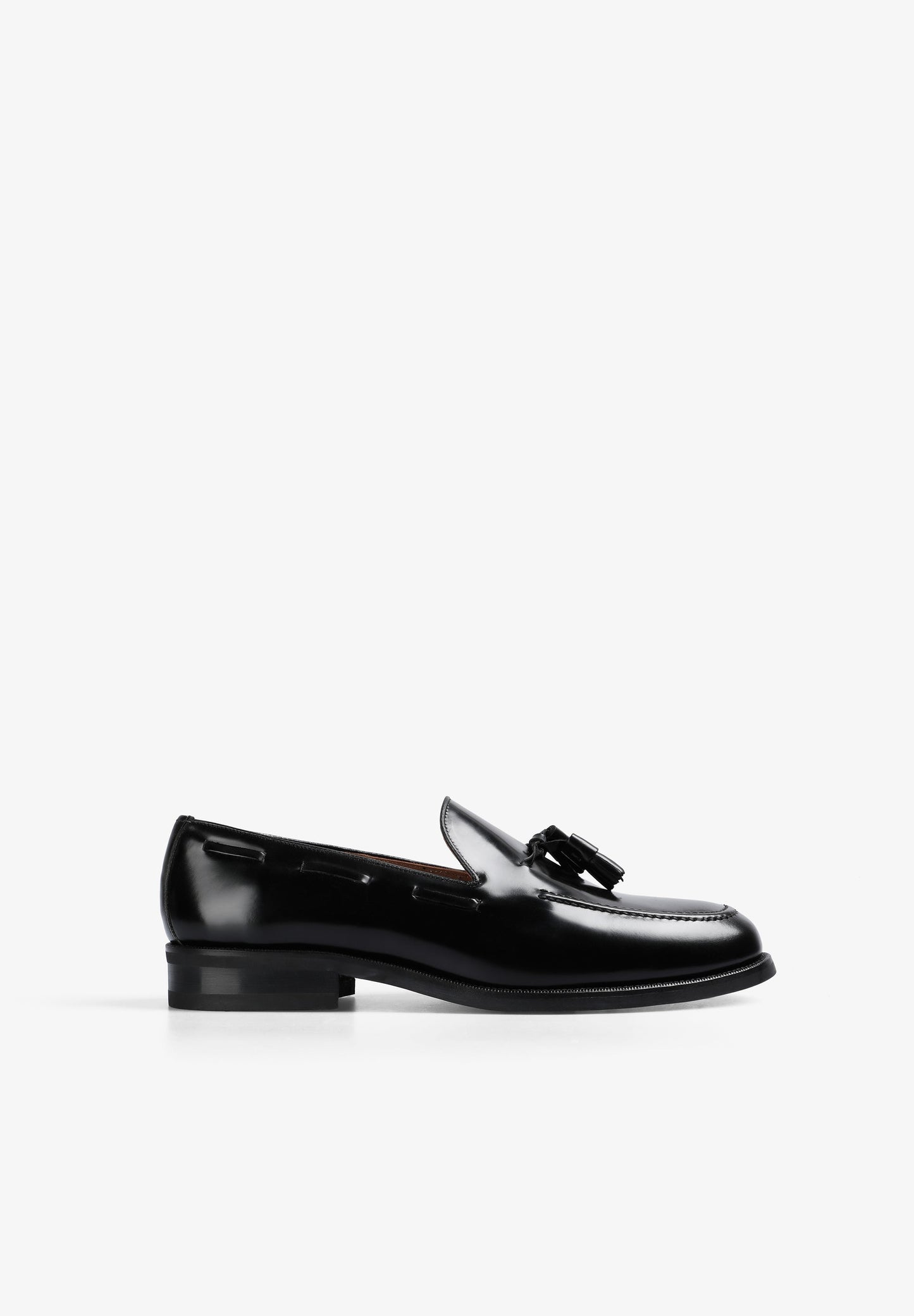 SMART LEATHER LOAFERS WITH TASSELS