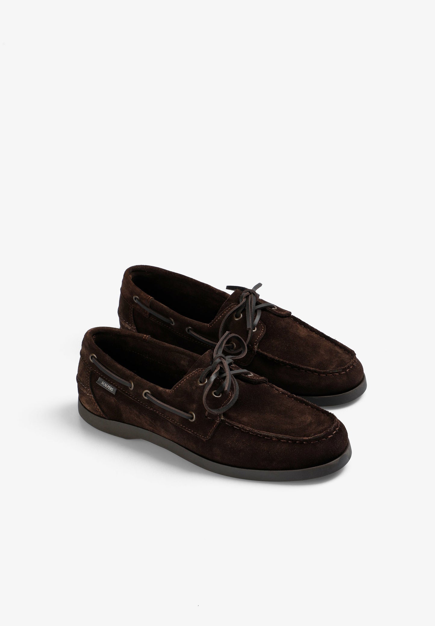 PLAIN LEATHER DECK SHOES