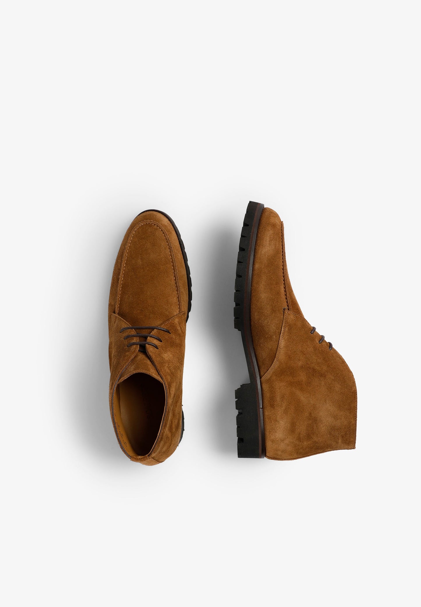 SUEDE VIBRAM® SOLE ANKLE BOOTS