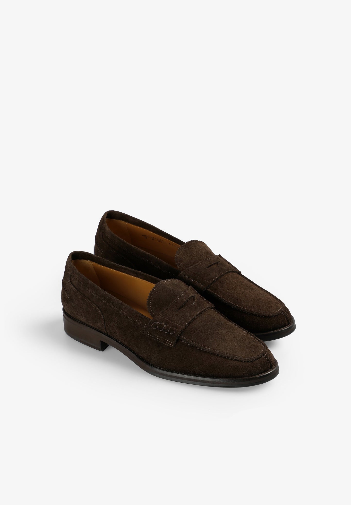 SUEDE PENNY LOAFERS