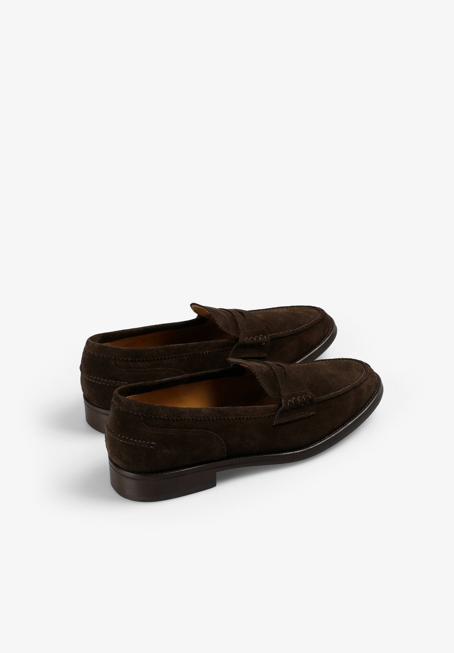 SUEDE PENNY LOAFERS