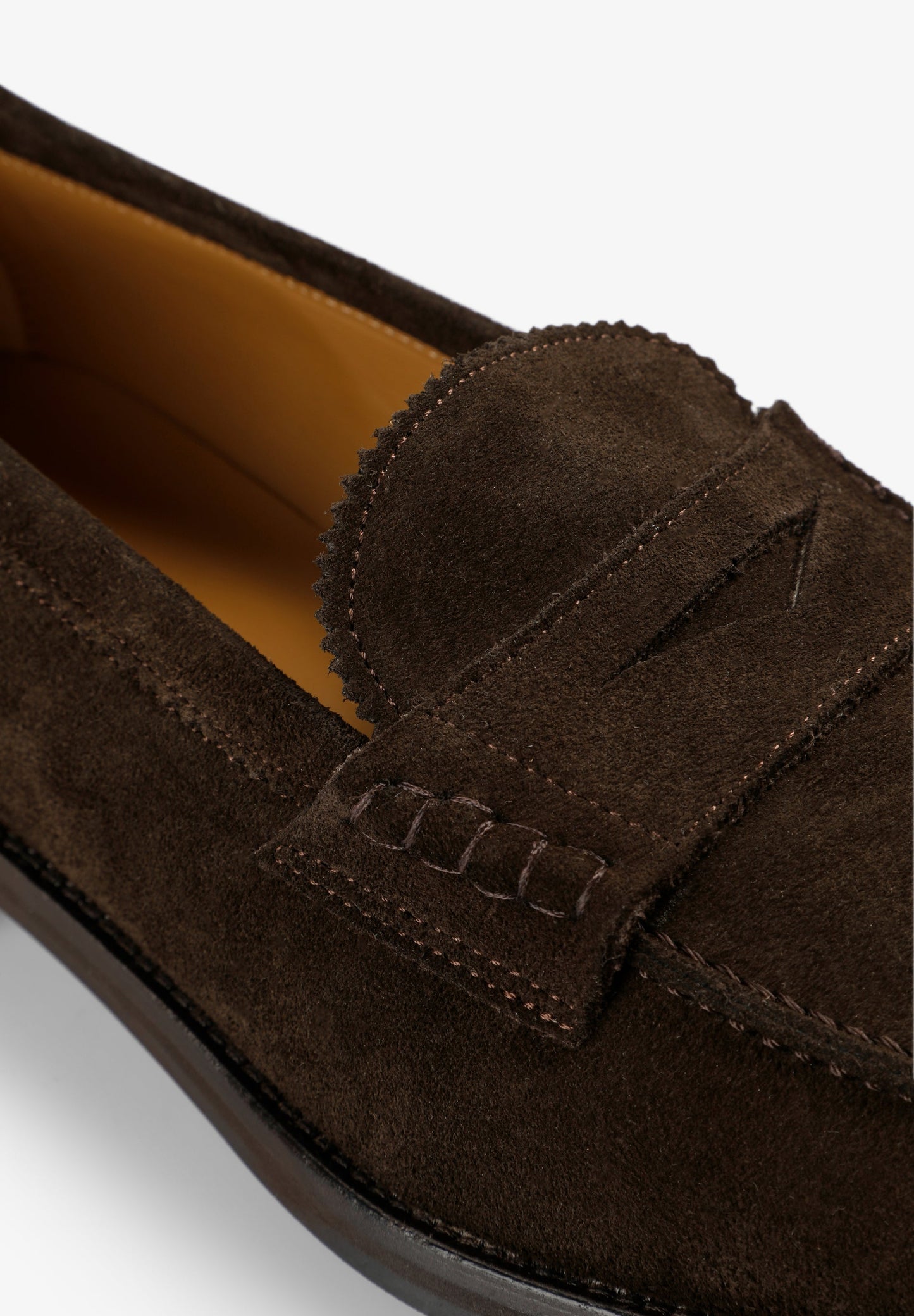 SUEDE PENNY LOAFERS