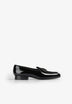 LEATHER LOAFER WITH UPPER DETAIL