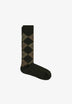 DIAMOND PATTERN WOOL SOCKS