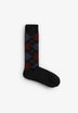 DIAMOND PATTERN WOOL SOCKS