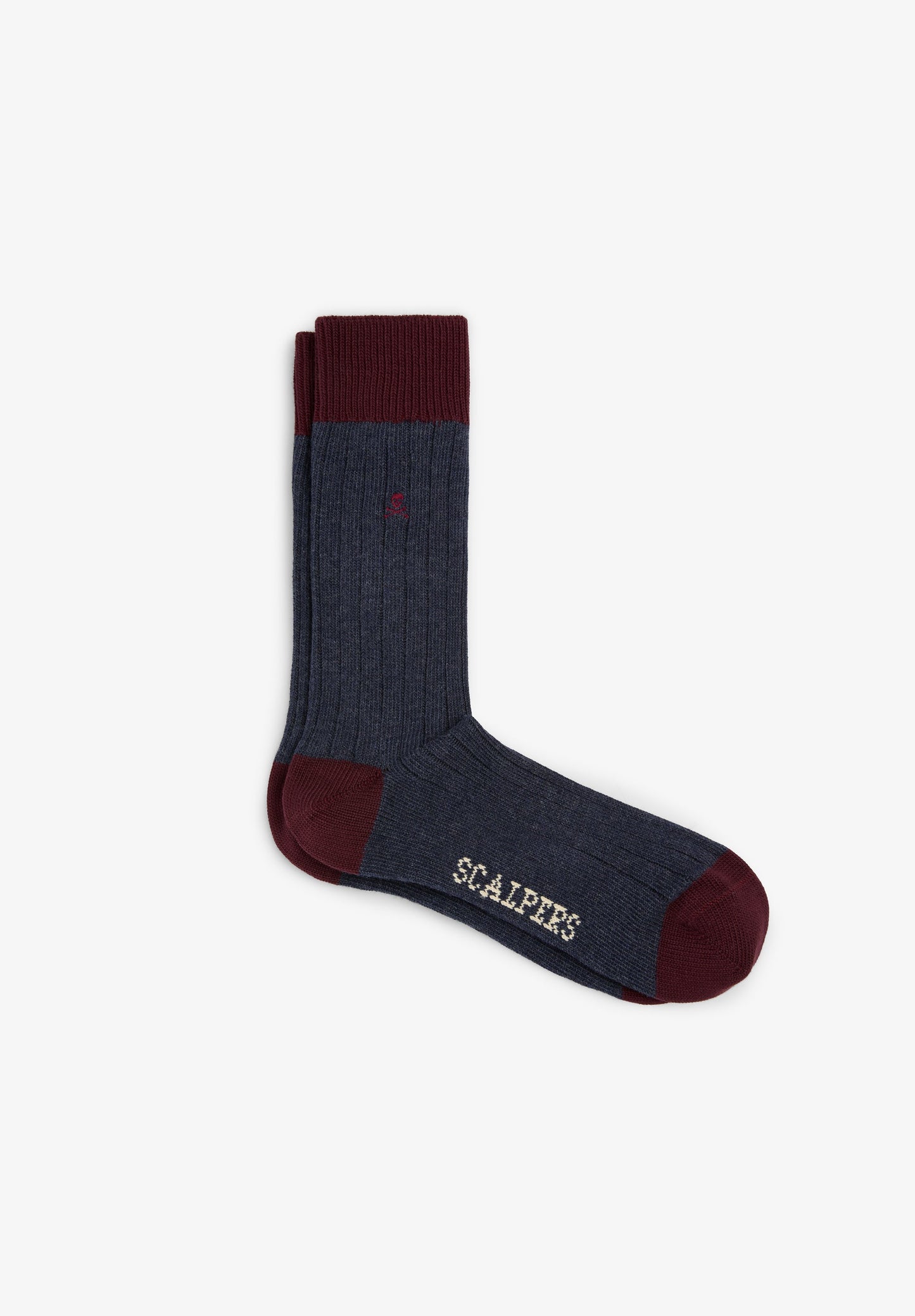 CONTRAST ORGANIC COTTON SOCKS