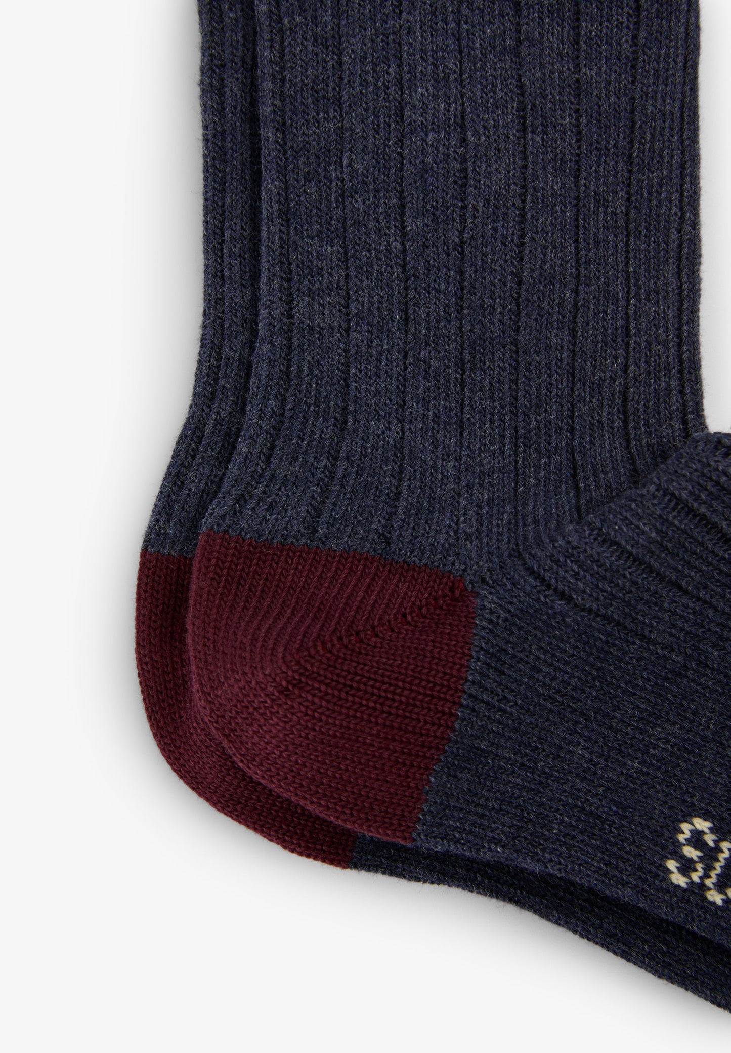 CONTRAST ORGANIC COTTON SOCKS