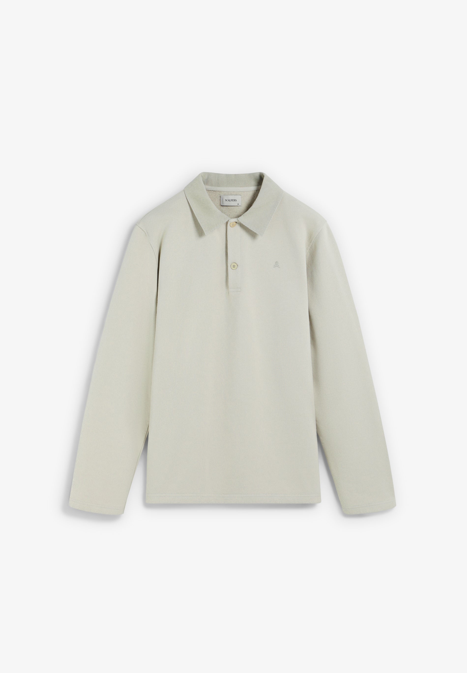 LONG SLEEVE COTTON POLO SHIRT