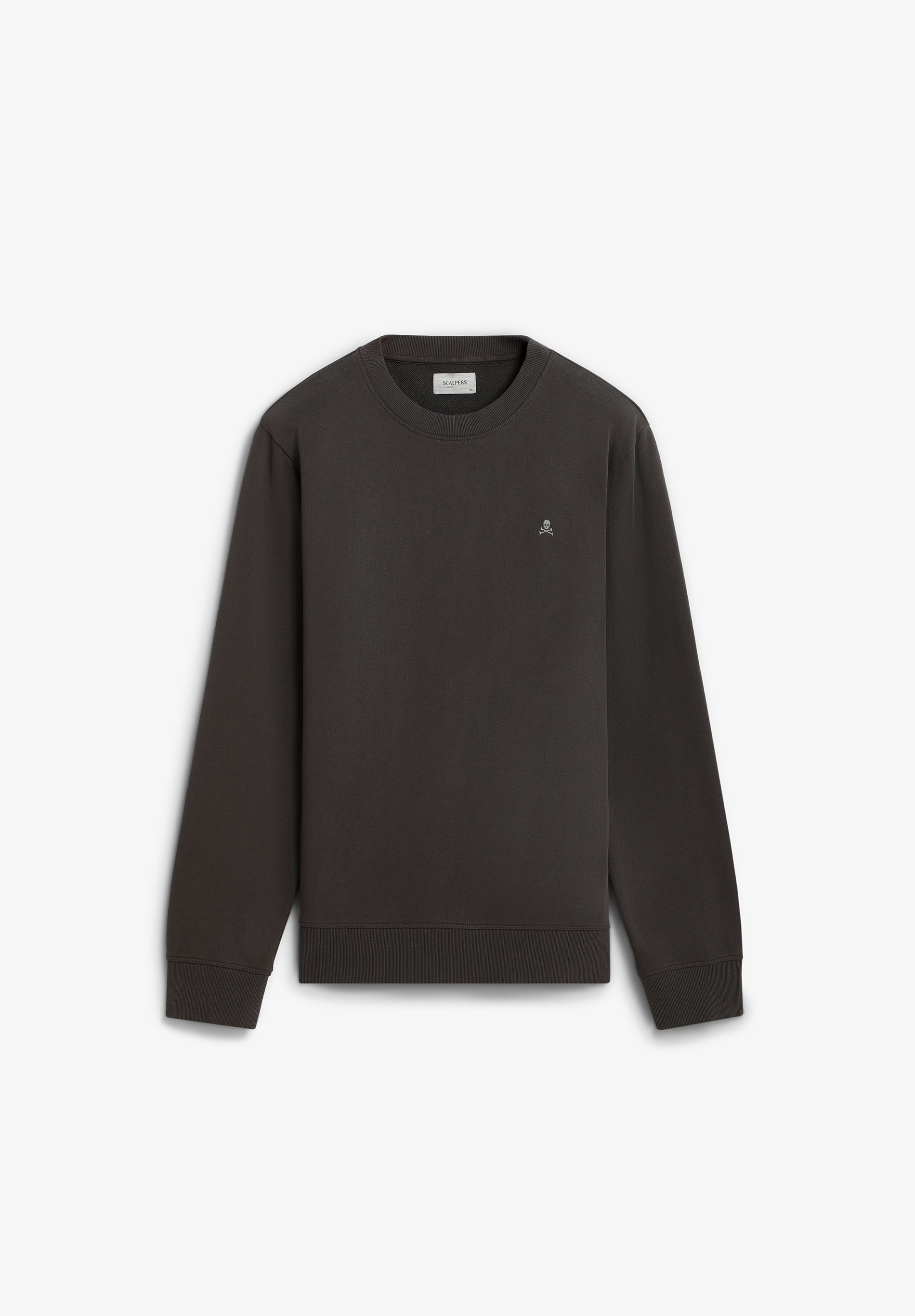 BASIC SWEATSHIRT WITH CONTRAST EMBROIDERY