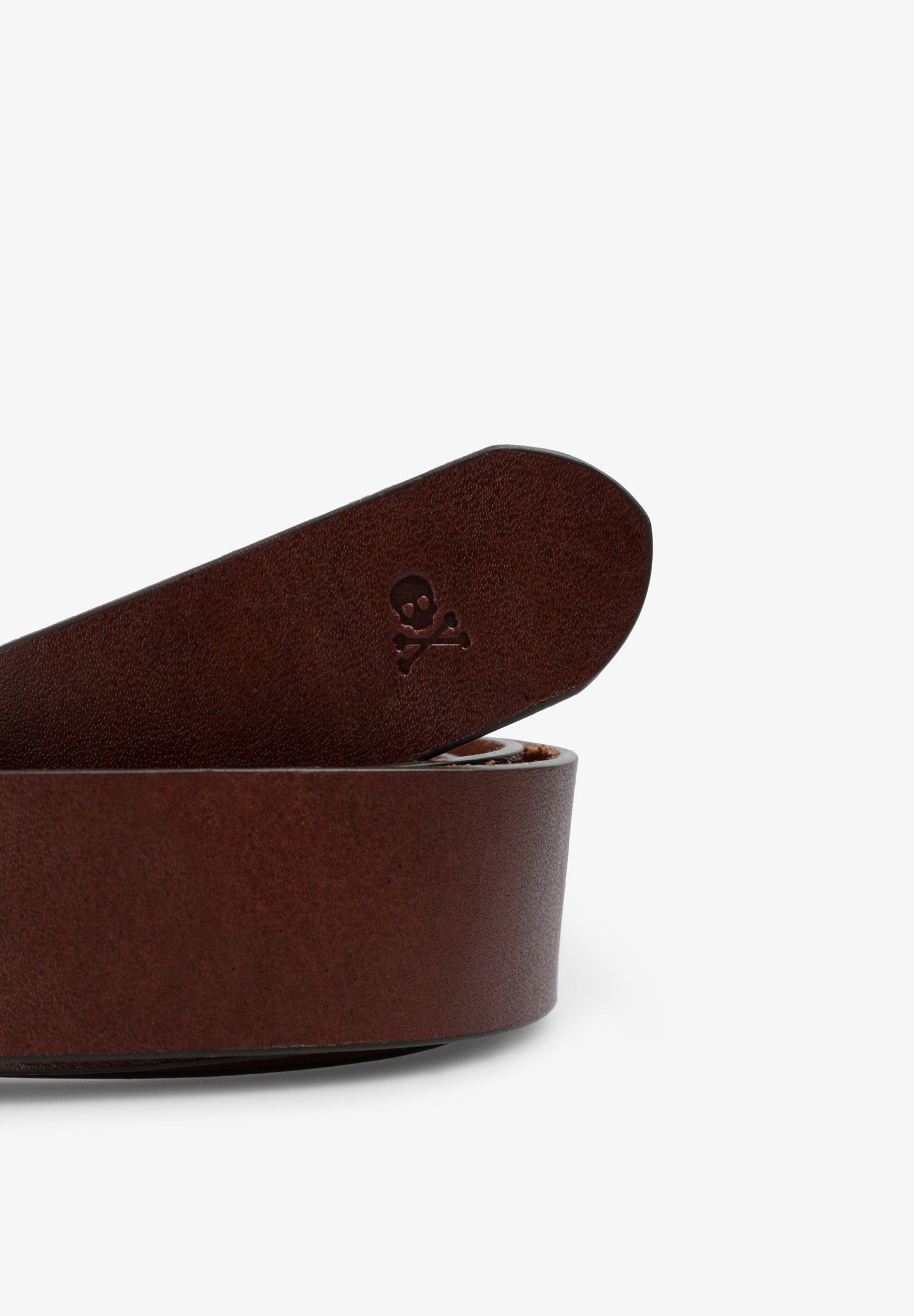 CONTRAST BRAIDED LEATHER BELT