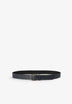 LEATHER BELT WITH SKULL