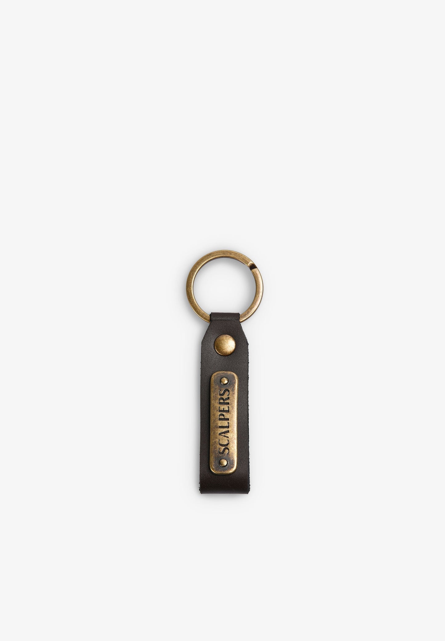 SCLEATHER METAL KEYCHAIN