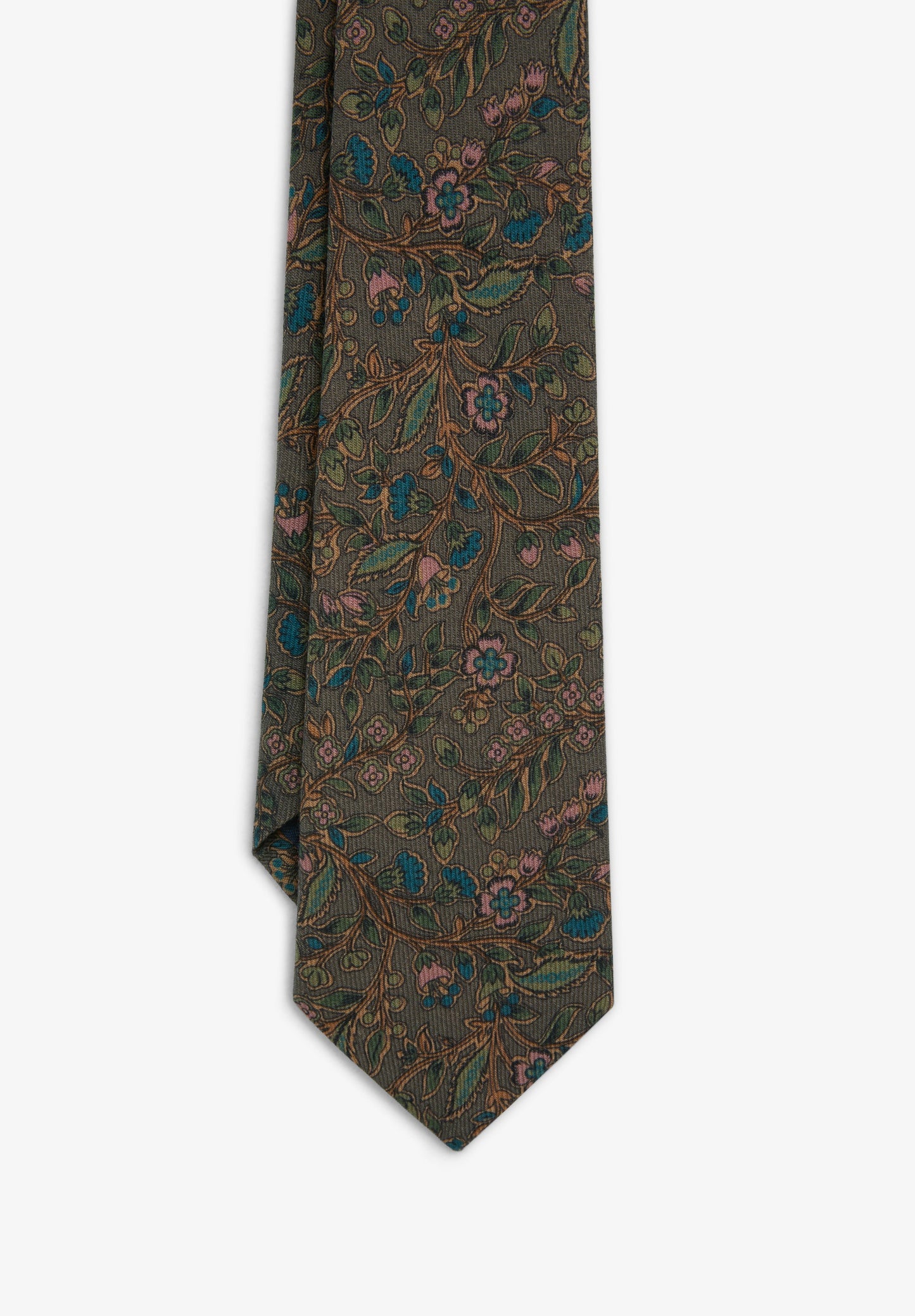 WOOL PAISLEY PRINT TIE