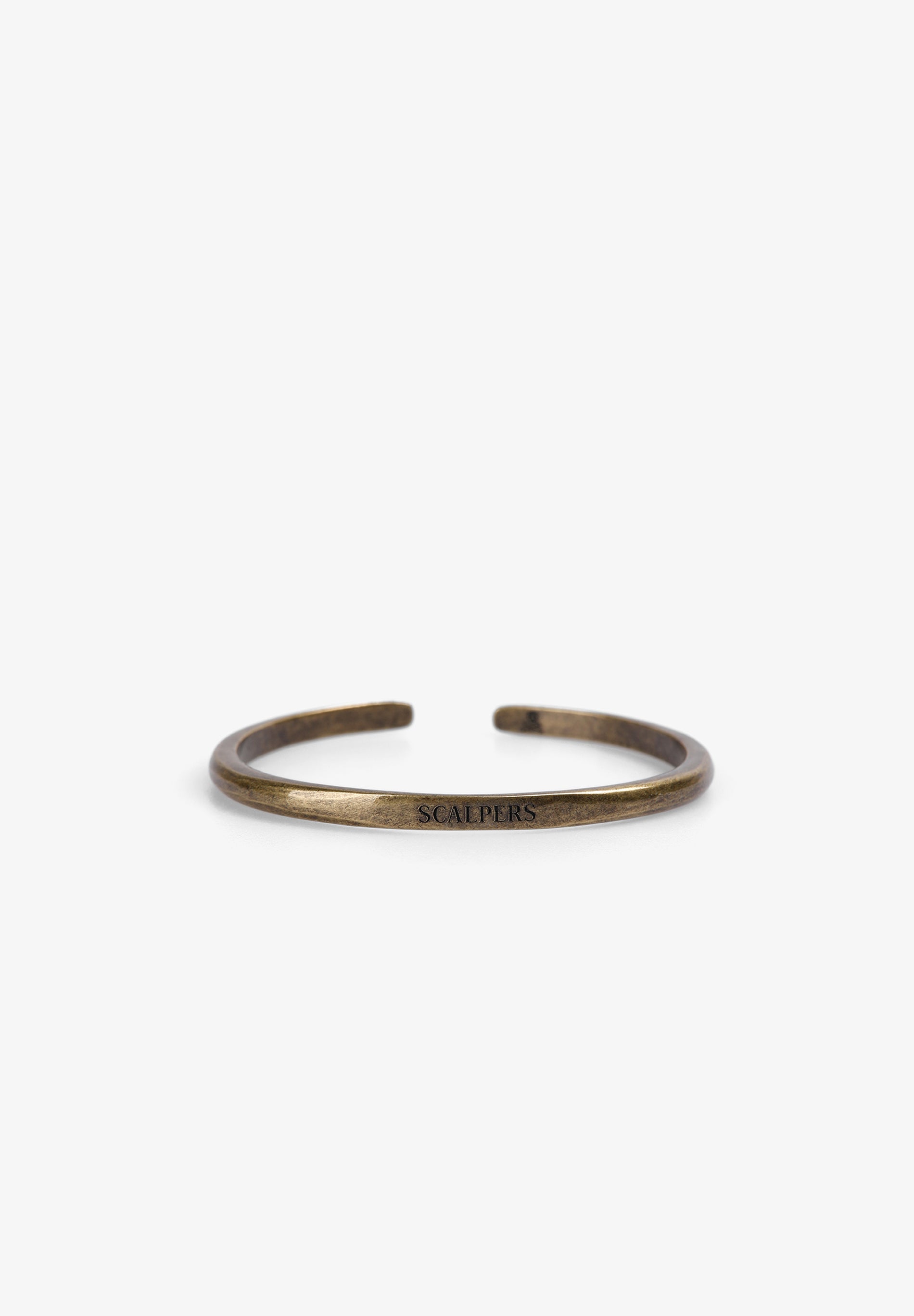 LOGO BRACELET OLD GOLD FINISH