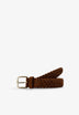 BRAIDED SUEDE BELT
