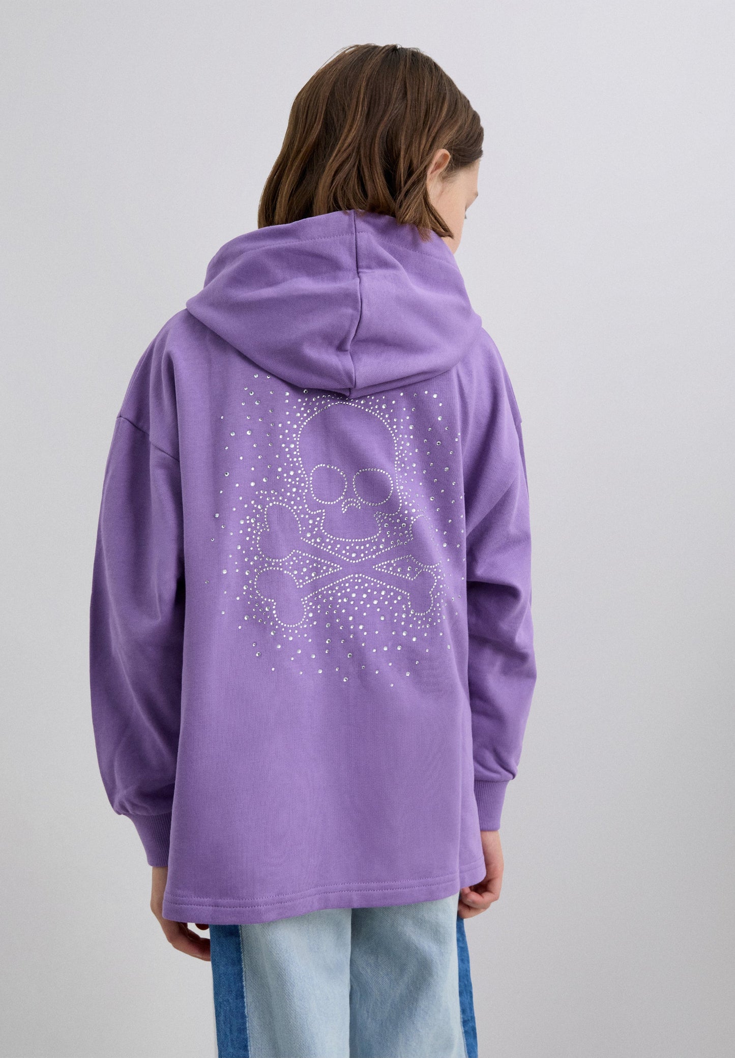 STUDDED SKULL HOODIE