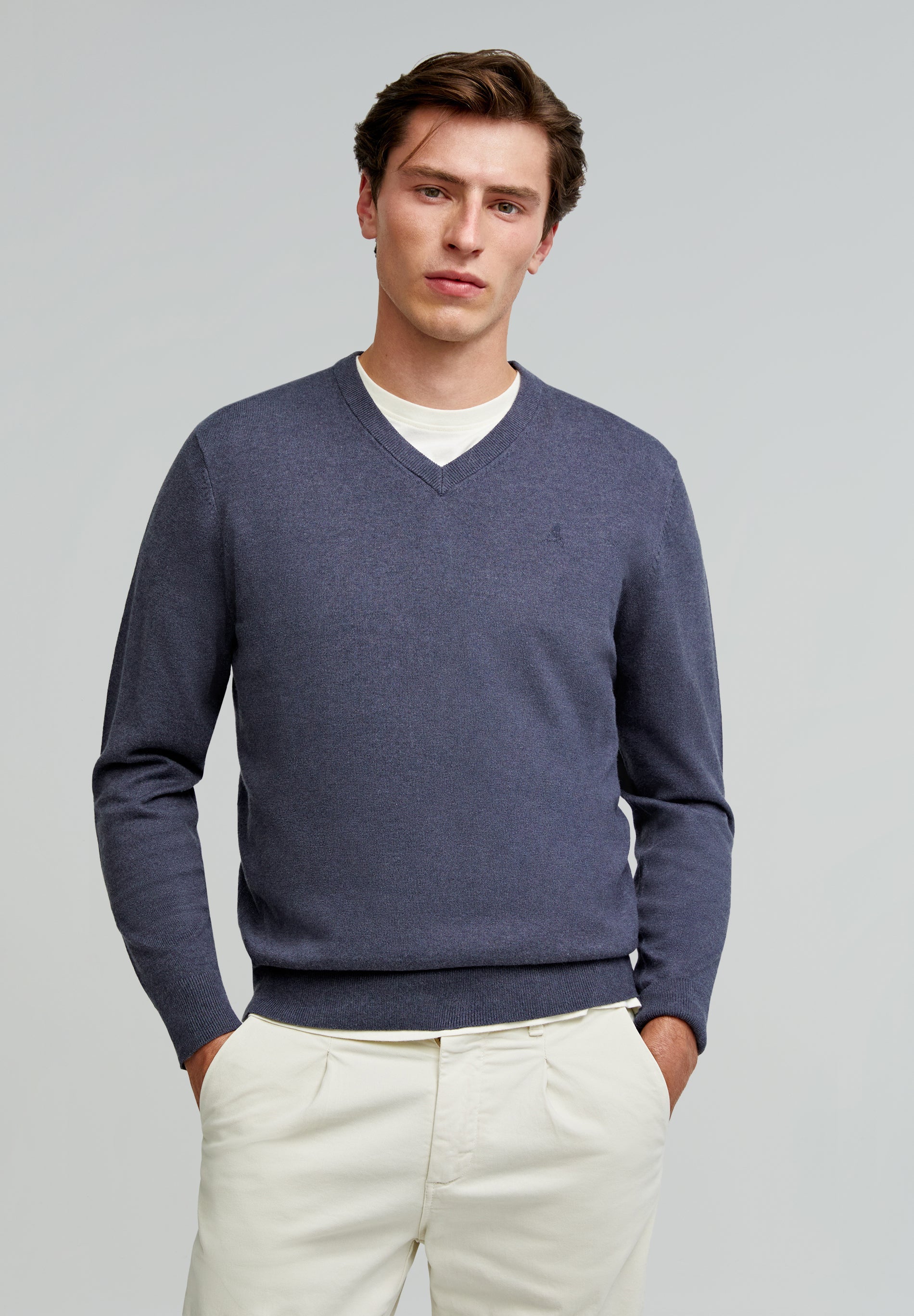 SCBASIC V NECK TRICOT