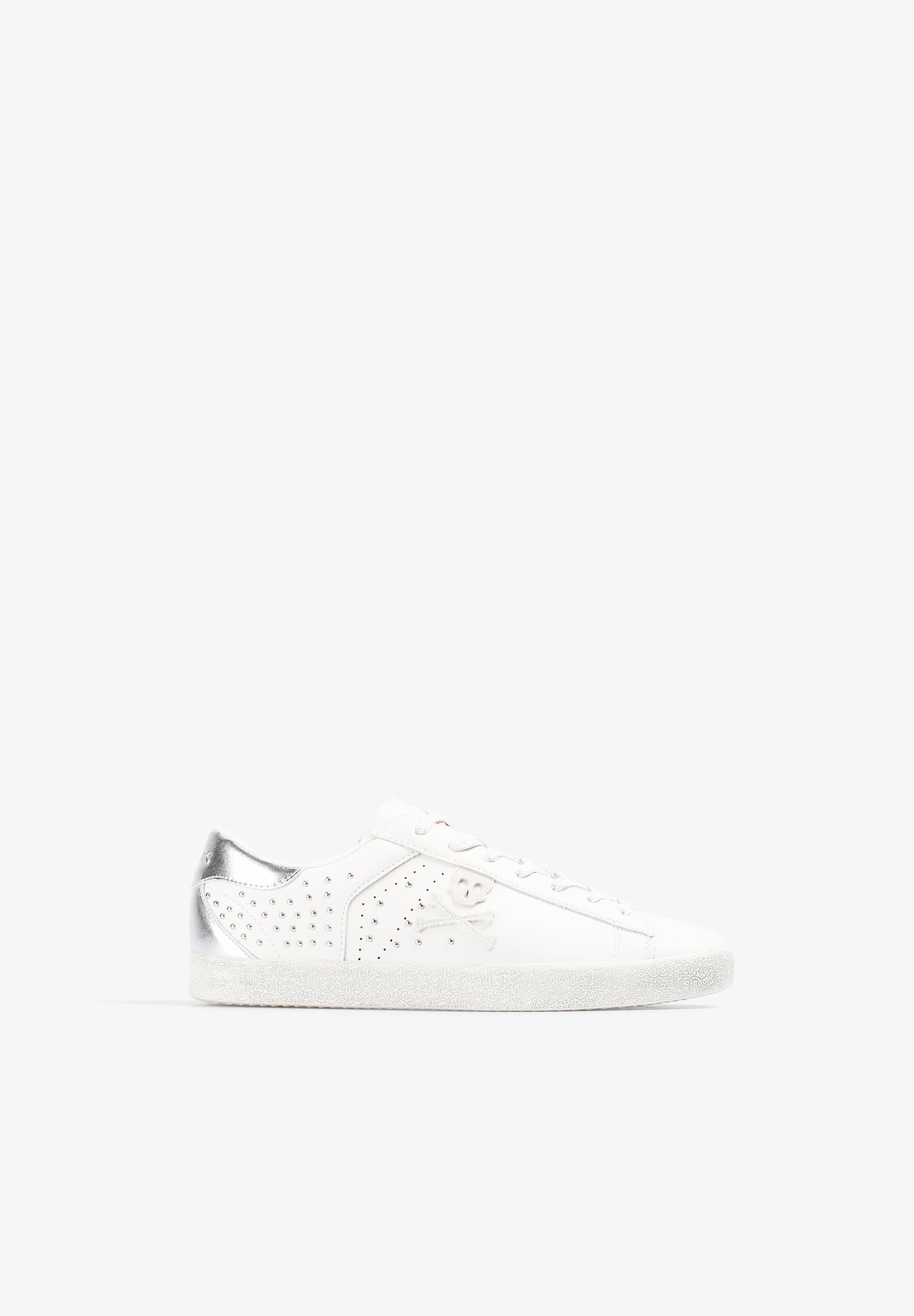 LEATHER SKULL SNEAKERS WITH STUDS