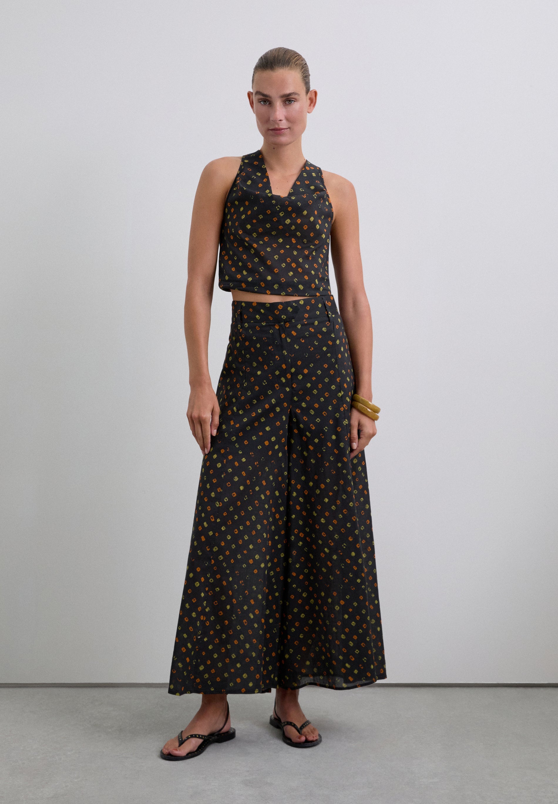 100% COTTON PRINT PANT