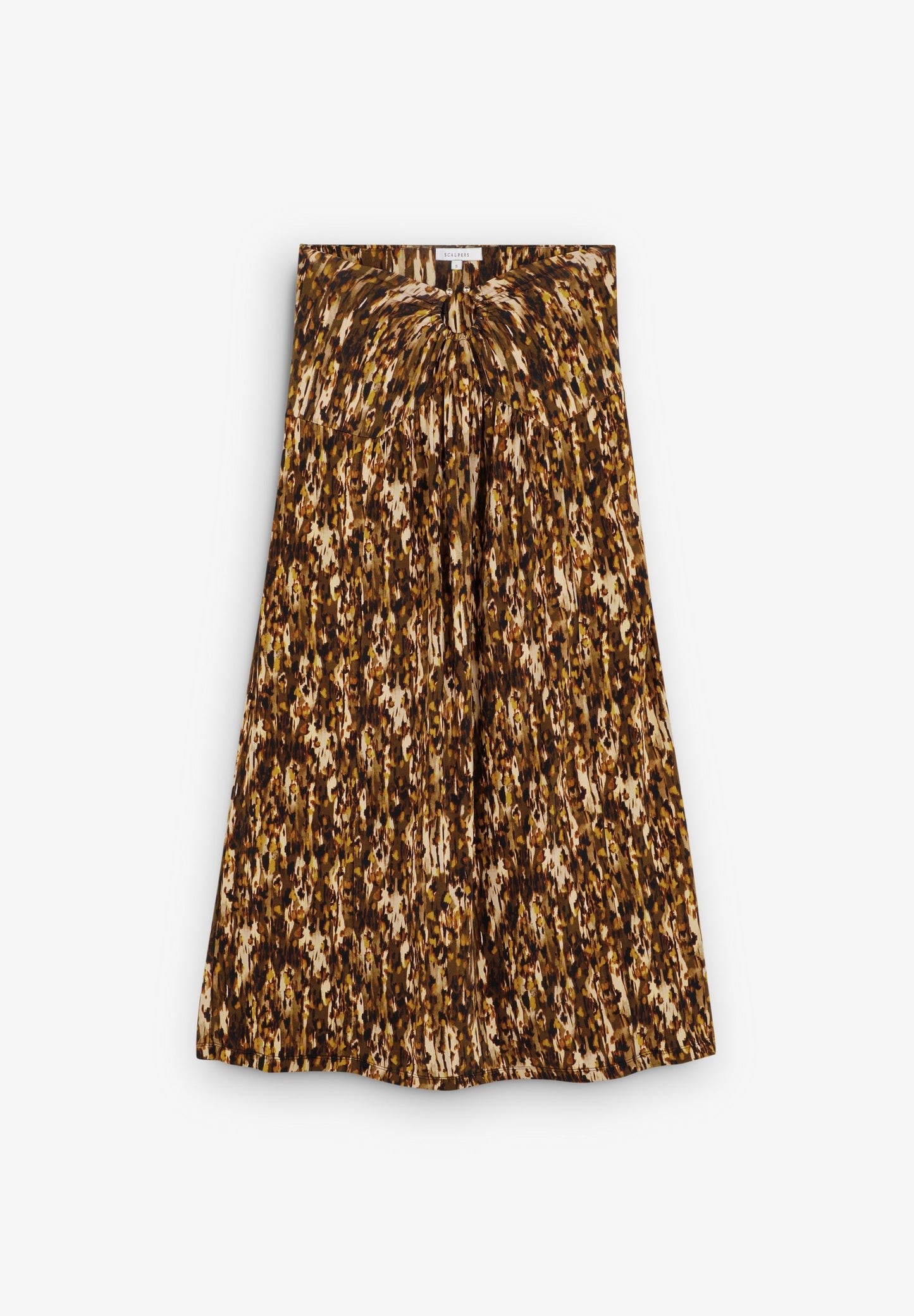 PRINTED BUCKLE SKIRT