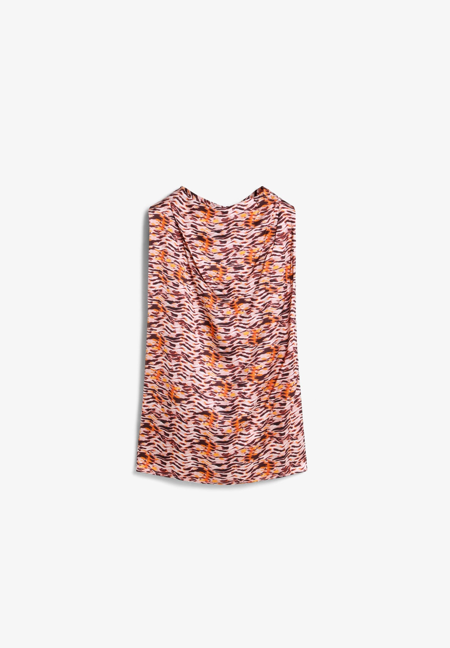 PRINTED HALTERNECK TOP