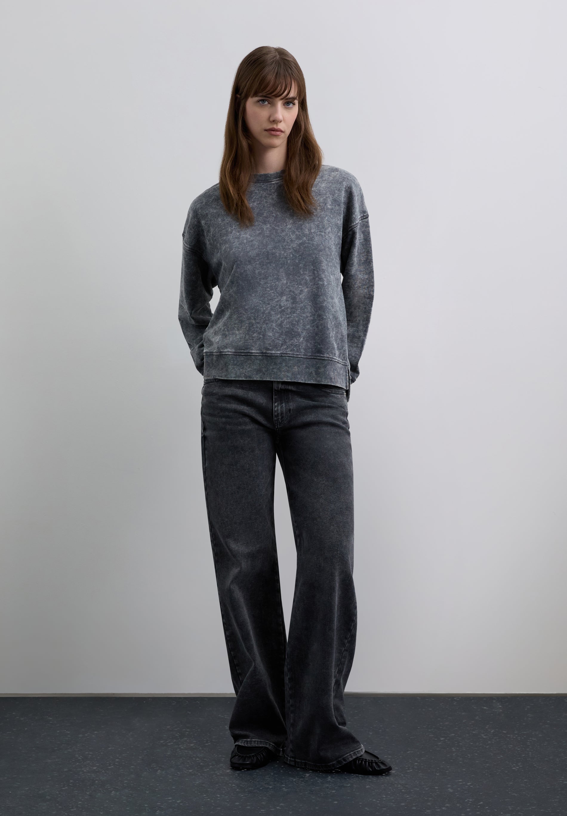 MARBLE-EFFECT SWEATSHIRT