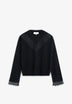 LACE DETAIL SWEATER