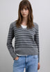 STRIPED RIBBED SWEATER
