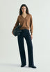 JEANS WITH WAISTBAND DETAIL