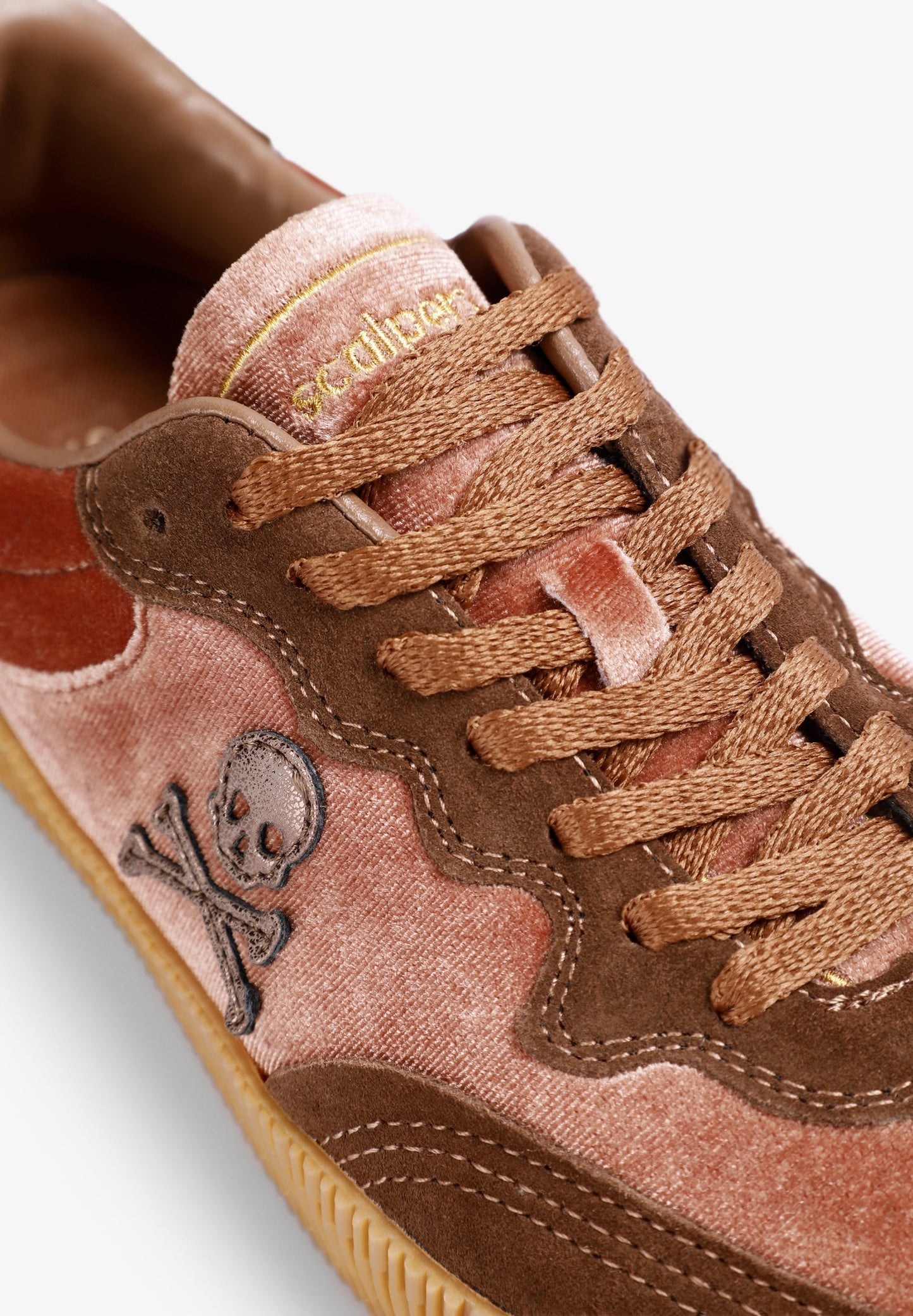 SUEDE SNEAKERS WITH SKULL