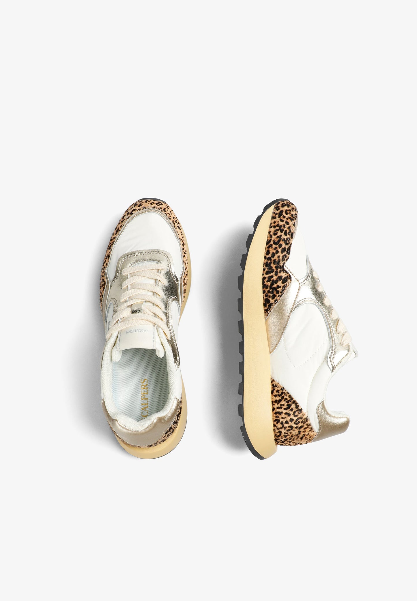 METALLIC ANIMAL PRINT SNEAKERS
