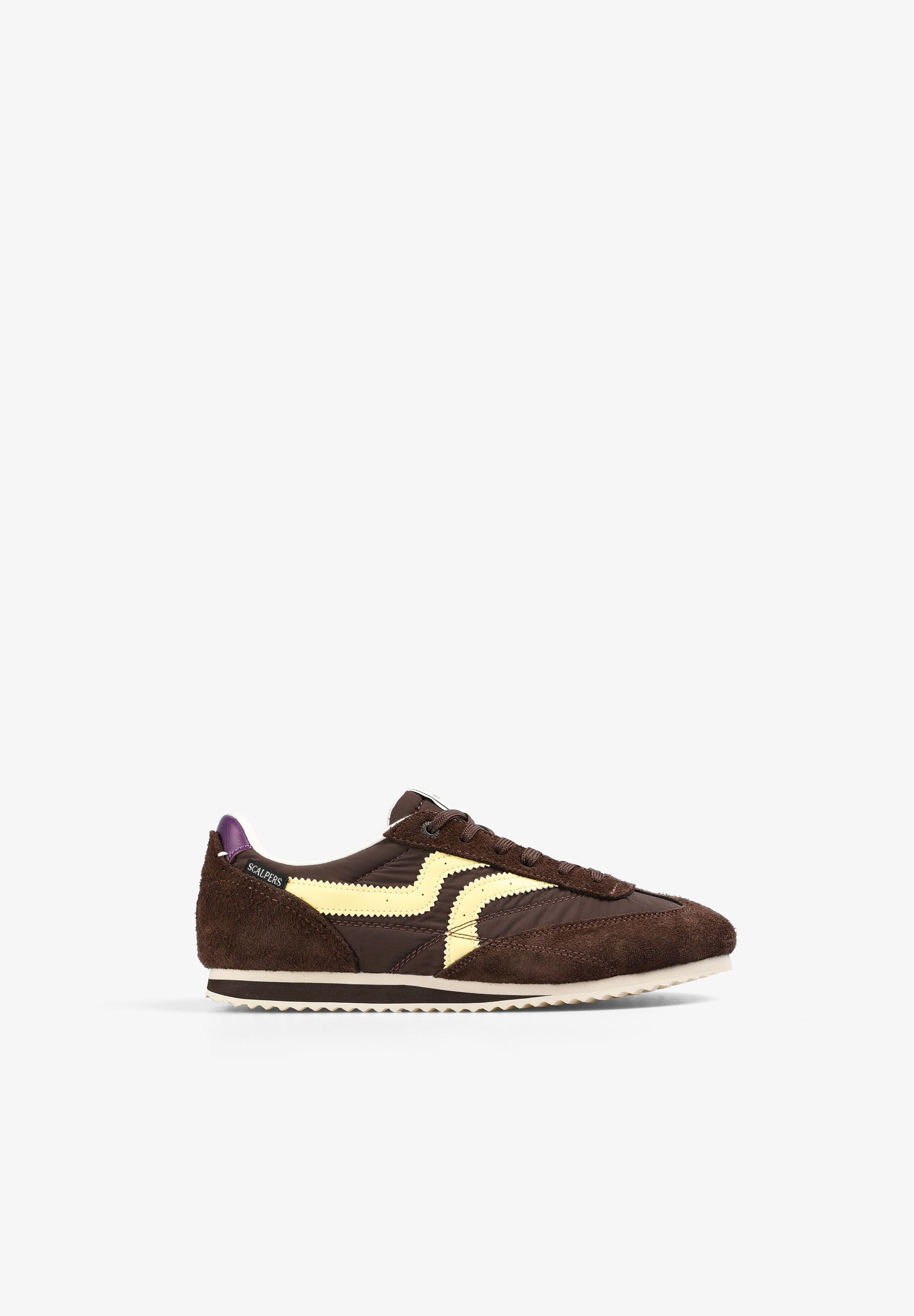 CONTRAST SUEDE SNEAKERS