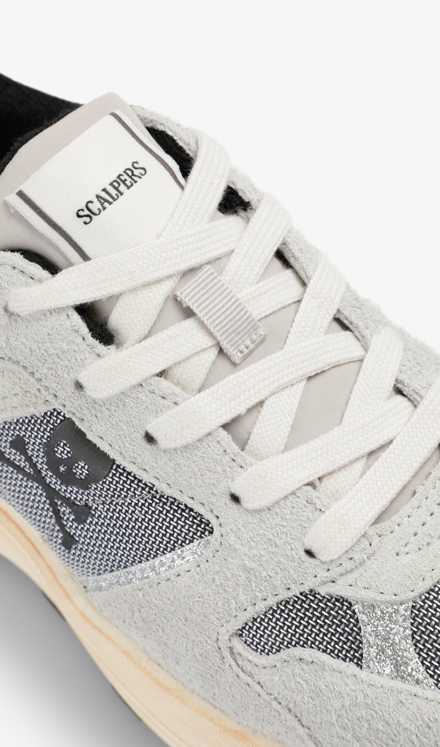 CONTRAST SUEDE SNEAKERS