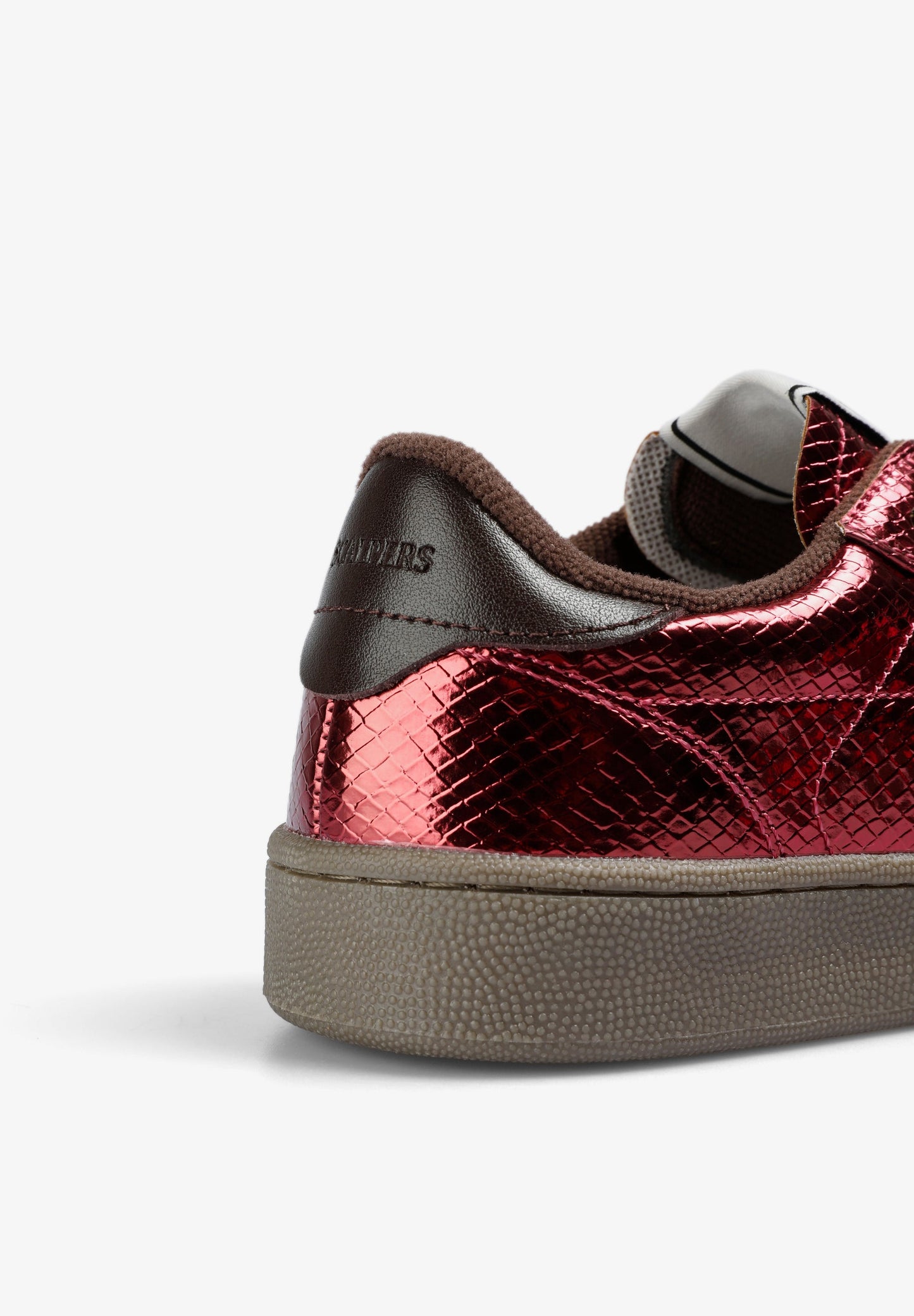 METALLIC SNAKE TEXTURE SNEAKERS