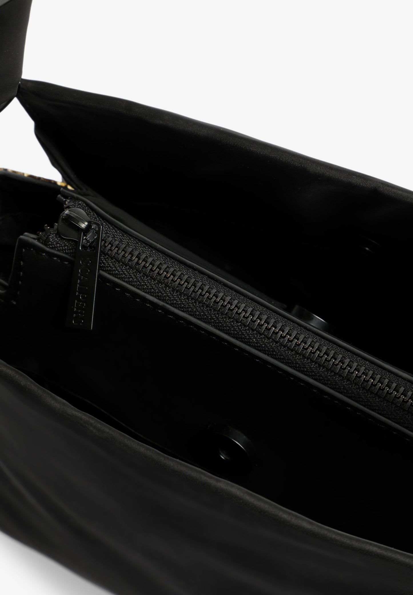 BRAIDED BAG WITH ANIMAL PRINT DETAILS